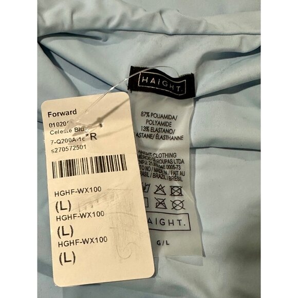 HAIGHT. Bethania One Piece Swimsuit in Celeste Blue Large New Womens - Picture 7 of 8